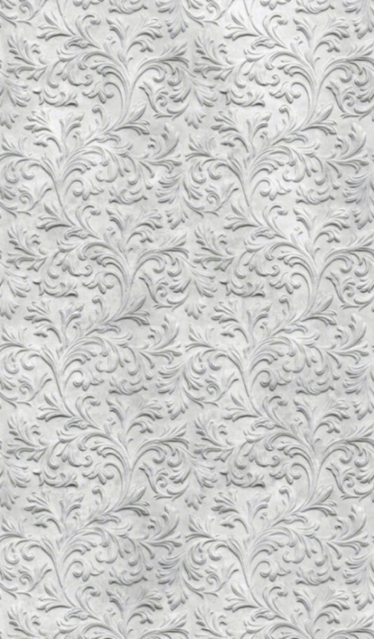 Fototapete Vlies 3D-Effekt Barock Grau 47237