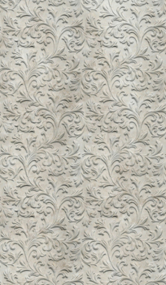 Fototapete Vlies 3D-Effekt Barock Greige 47236