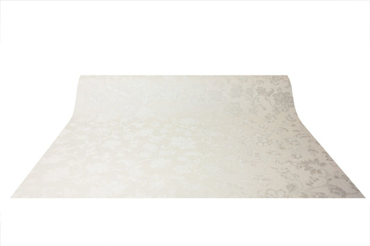 Satintapete Ranken Creme Glanz Rasch Trianon 532425