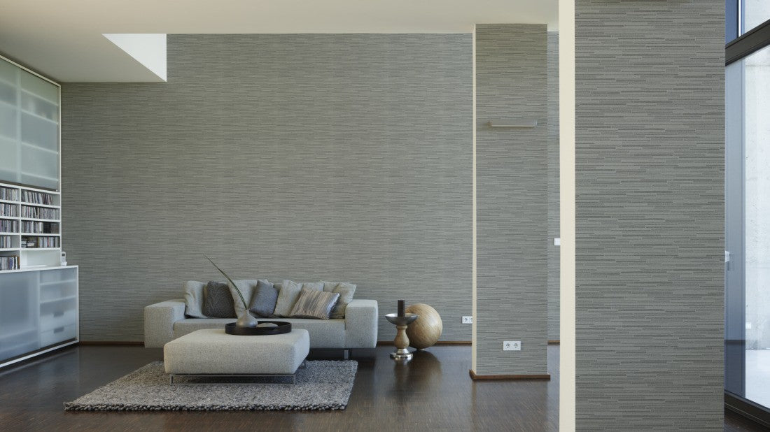 A.S. Creation Vlies Tapete Steinoptik Schwarz AS Creation 7097-14