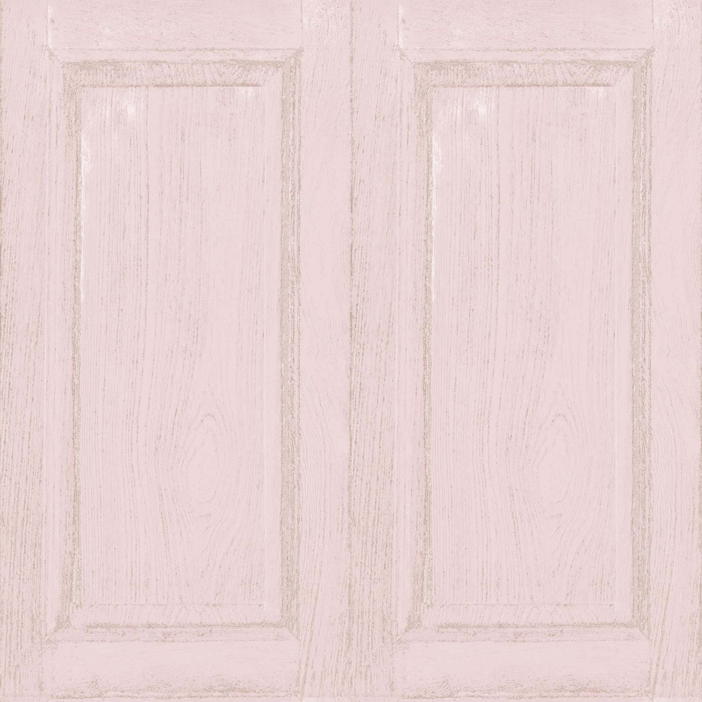 Tapete Kinder Holzkassetten Rosa Beige 005408