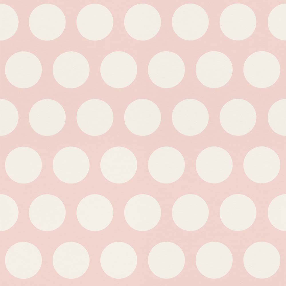Vliestapete Kinder Kreise Rosa Weiß World Wide Walls 128859