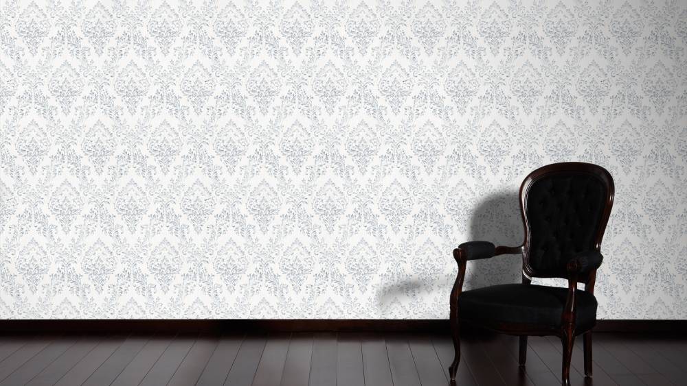 Tapete Textil Barock Weiß Silber Architects Paper 30659-1