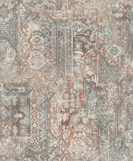 Barbara Home Vliestapete Musterteppich Braun Bunt 536522