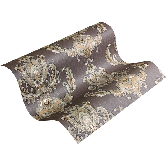 Tapete Vlies Barock Floral Silbergrau Hermitage 33546-5