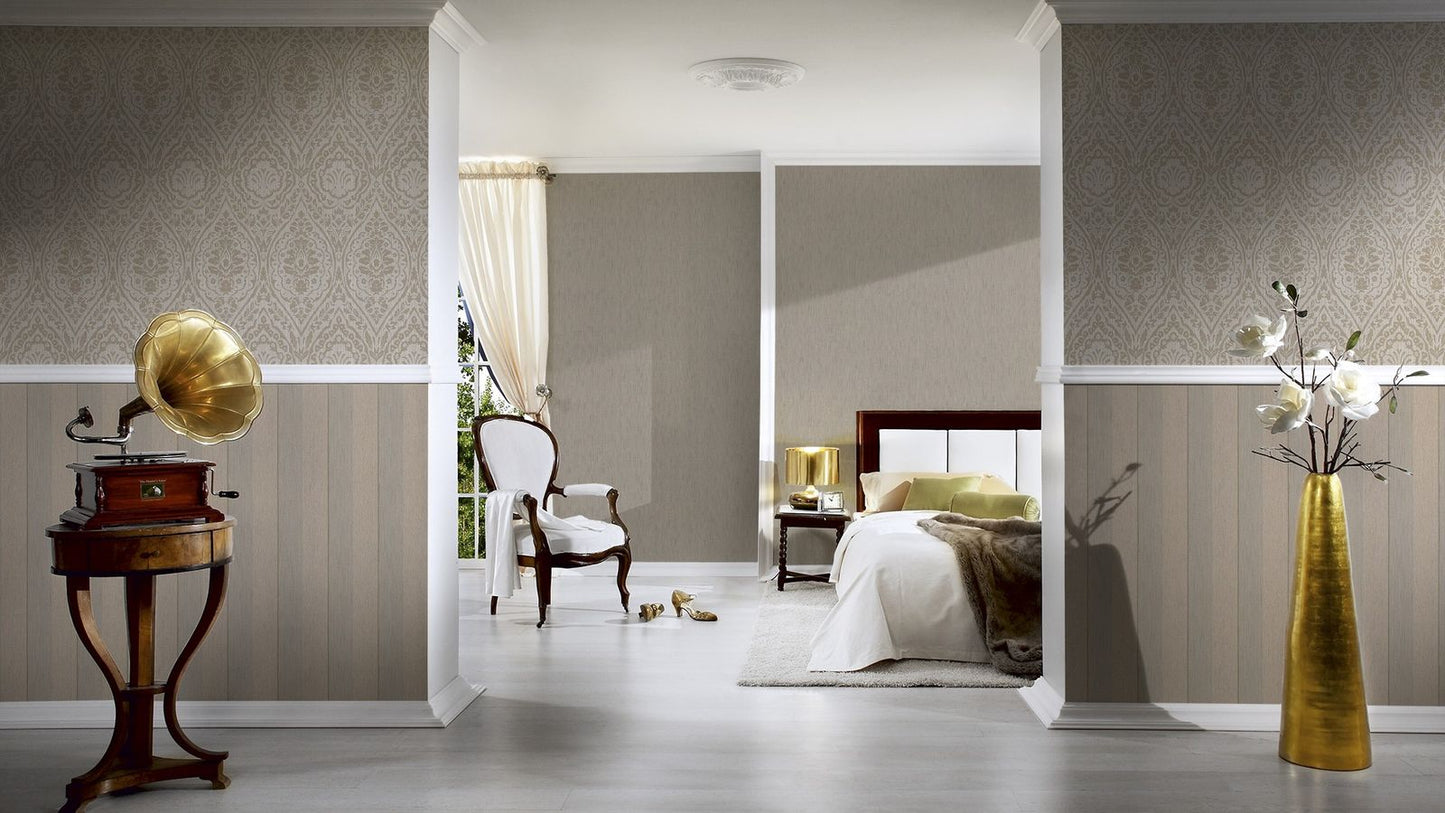 Tapete Vlies Barock Beige Grau Tessuto 96195-6