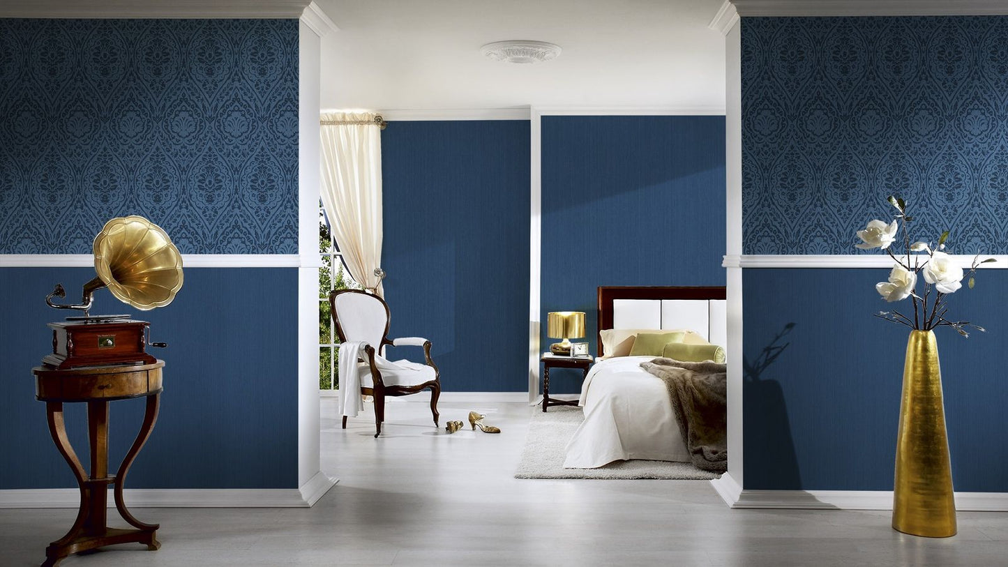 Tapete Vlies Barock Blau Tessuto 96195-8
