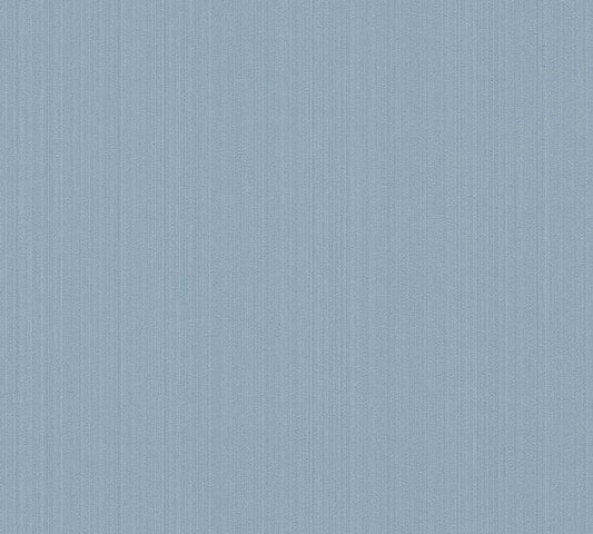 Tapete Vlies Einfarbig Streifen Blau 38098-7