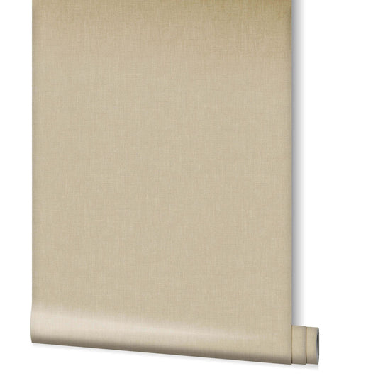 Tapete Vlies Einfarbig Textil Beige Metallic 31628