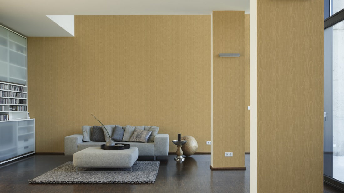 Tapete Vlies Holzoptik Gelbgold Architects Paper 30703-4