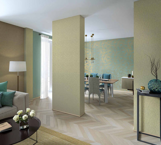 Tapete Vlies Uni Blau 31347
