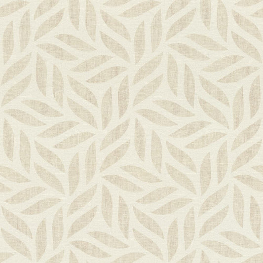 Tapete Vlies Muster Blätter Creme Beige Rasch 704624