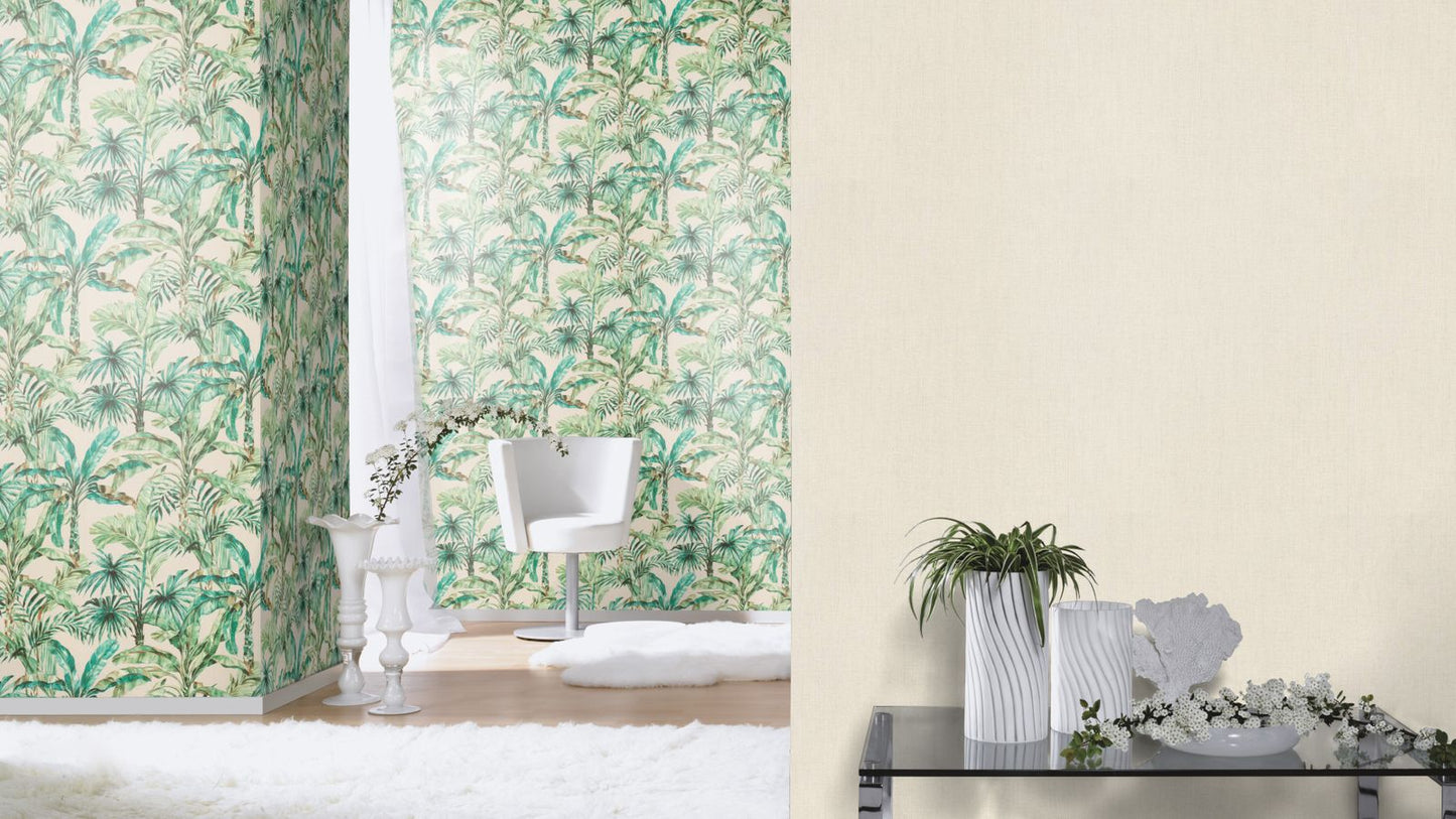 Tapete Vlies Rasch Uni Textil Greige 484533