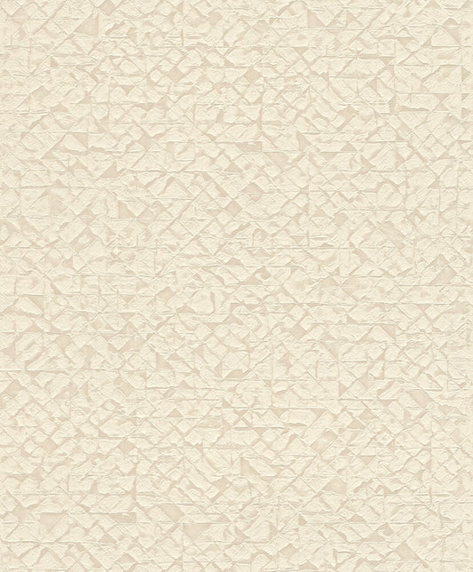 Tapete Vlies Rauten Grafisch Creme Rasch 704334