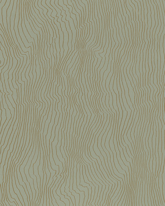 Tapete Vlies SCHÖNER Wohnen Grün Gold Wellen 31834