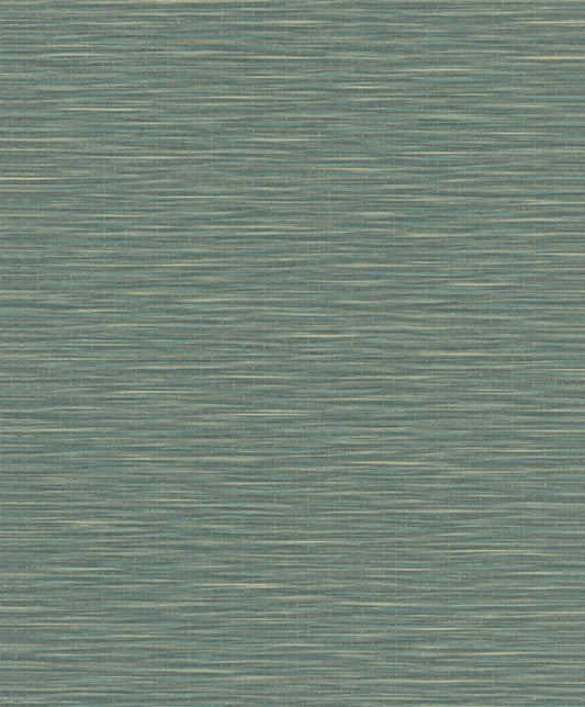 Tapete Vlies Struktur Textil Natur Grün Gold 33317