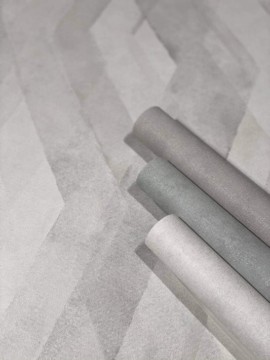 Tapete Vlies Textil-Optik Grau Marburg 32401