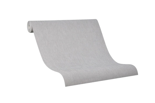 Tapete Vlies Textil Uni Grau Marburg 32227