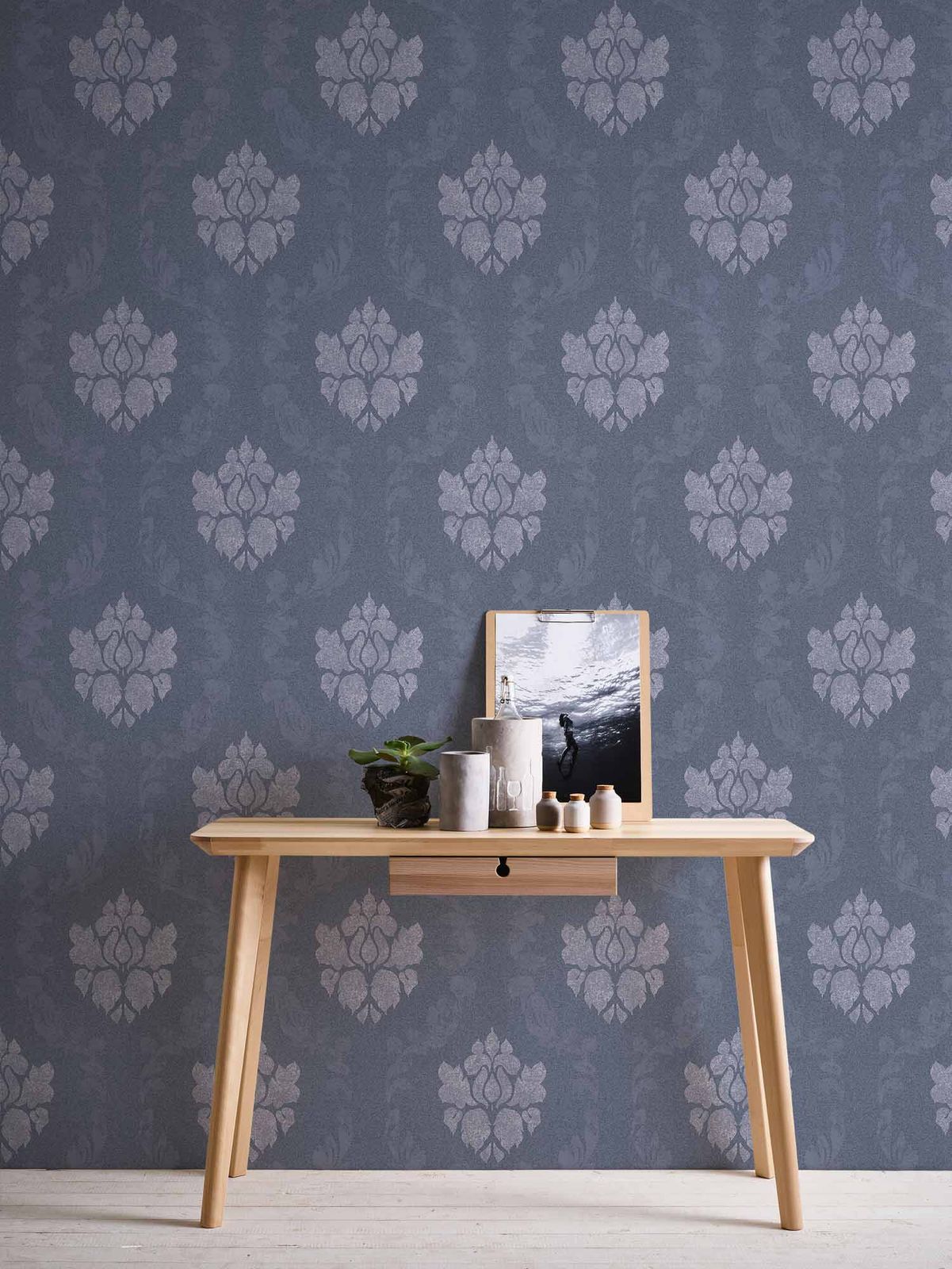 A.S. Creation Tapete Vlies Dunkelgrau Barock 37552-2 | 375522