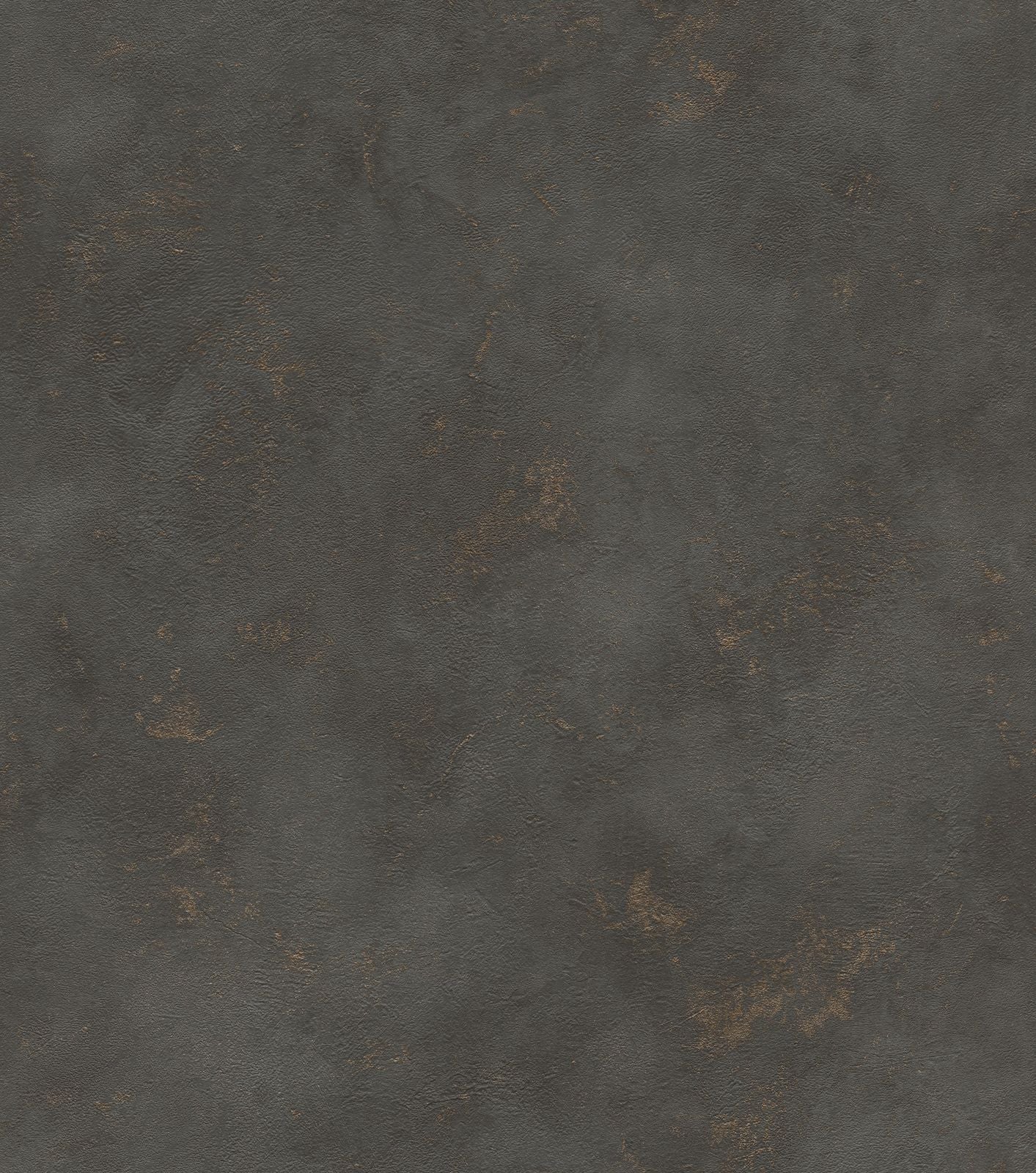 Tapete Vlies Meliert Einfarbig Schwarz Gold Finca 417159