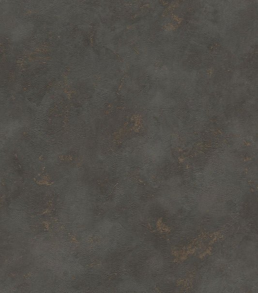 Tapete Vlies Meliert Einfarbig Schwarz Gold Finca 417159