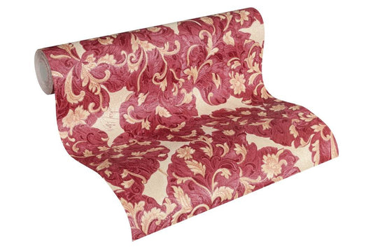 Wolfgang Joop Tapete Ranken Rot-violett Glanz 33869-5