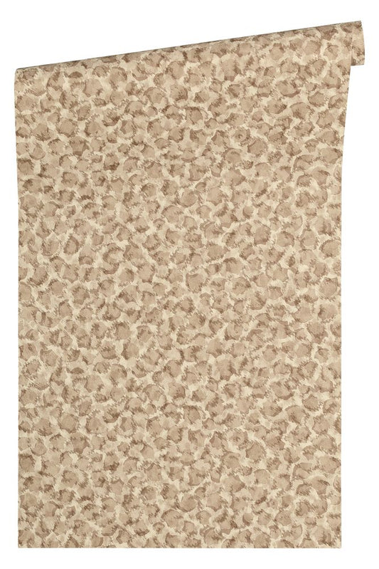 Versace Home Tapete Leoparden-Print Beige-grau 34902-1