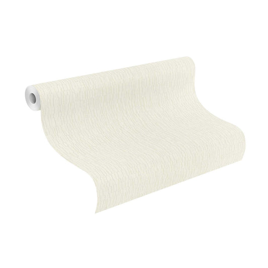 Vlies Tapete Abstrakt Silberweiß Metallic Rasch 526011