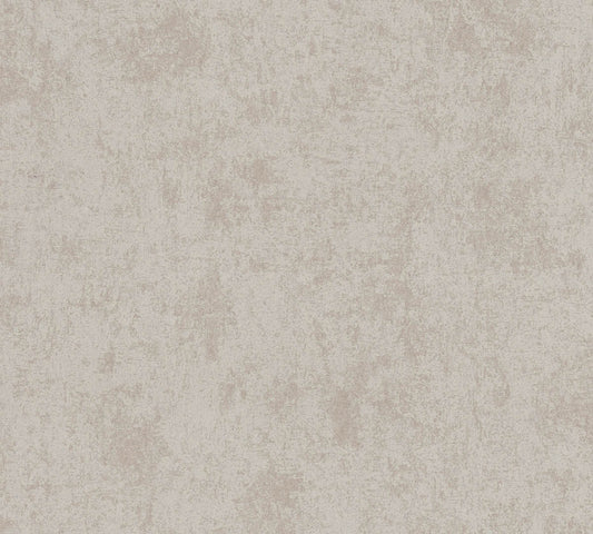 A.S. Creation Vliestapete Putzoptik Shabby Braun Silber Metallic 38969-8