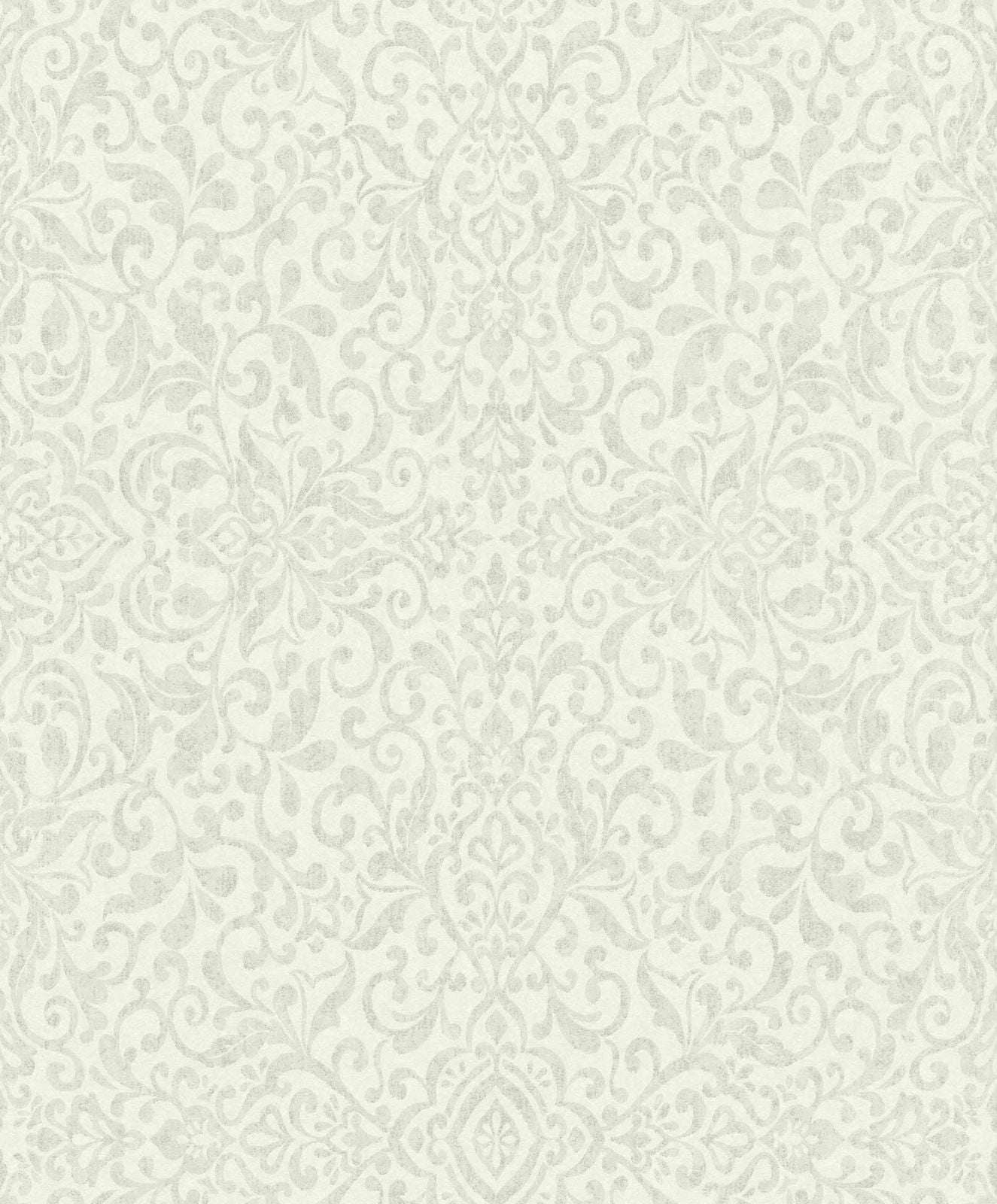 Vliestapete Ornament Orient Creme Grün Glanz 296135