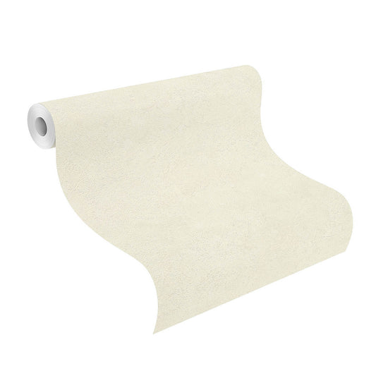 Rasch Vliestapete 315103 Uni Struktur Weiß Metallic