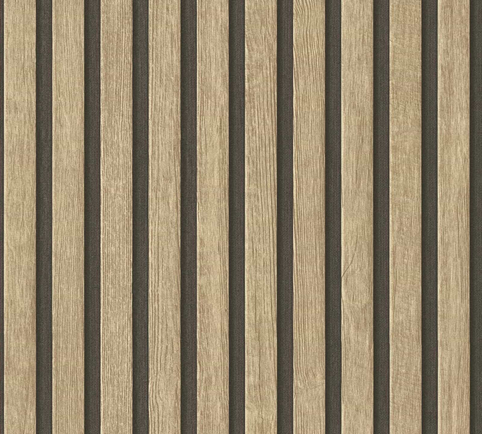 A.S. Creation AS Creation Vliestapete 39109-1 Beige Braun Holz Paneele