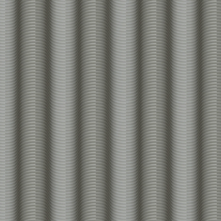  Colani Vliestapete Legend Streifen 3D Dunkel-silber 59815