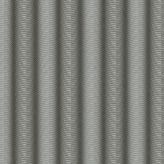 Colani Vliestapete Legend Streifen 3D Dunkel-silber 59815