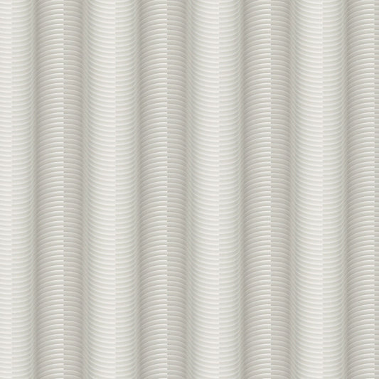  Colani Vliestapete Legend Welle 3D Weiß-grau Glanz 59811