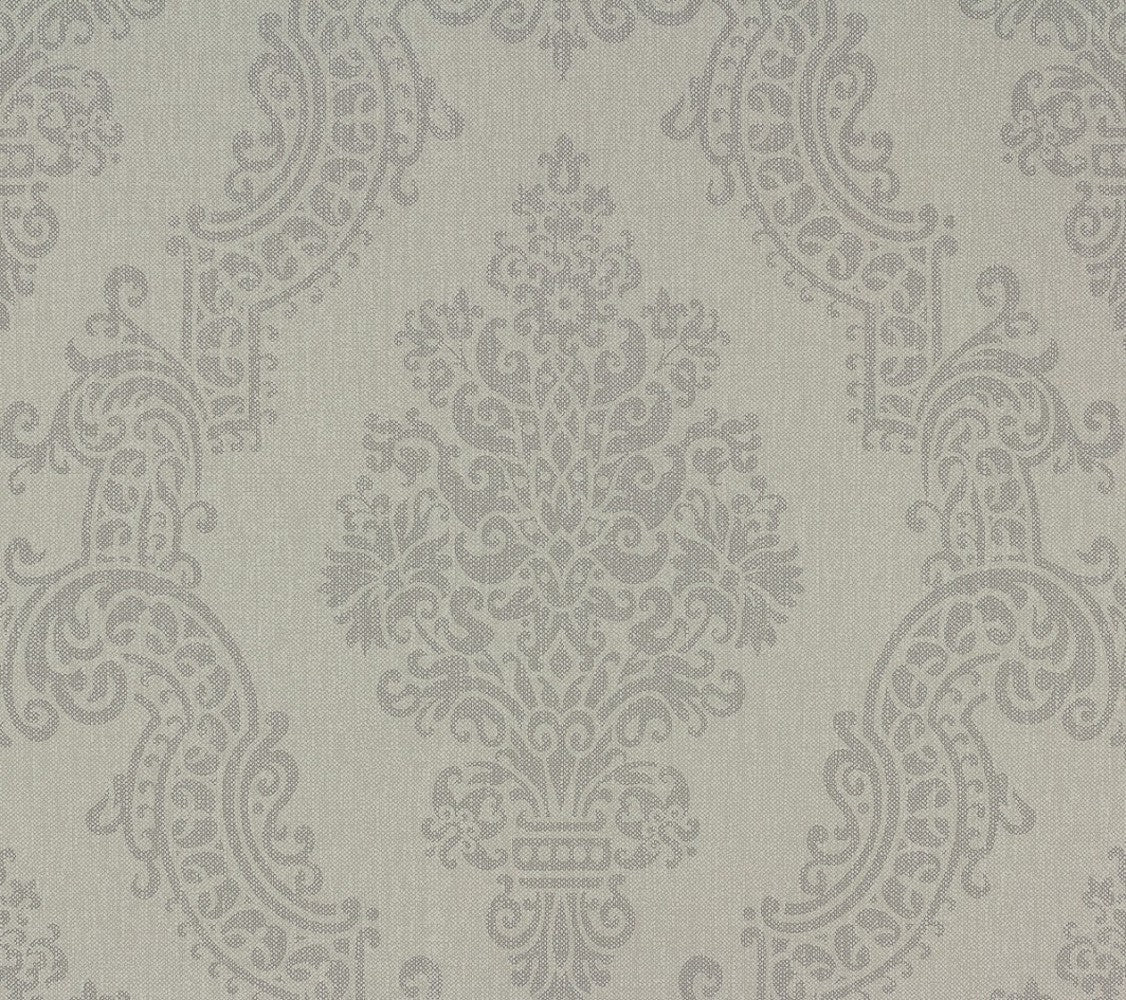 A.S. Creation Elegance 2 Vliestapete 93677-3 Barock Hellgrau