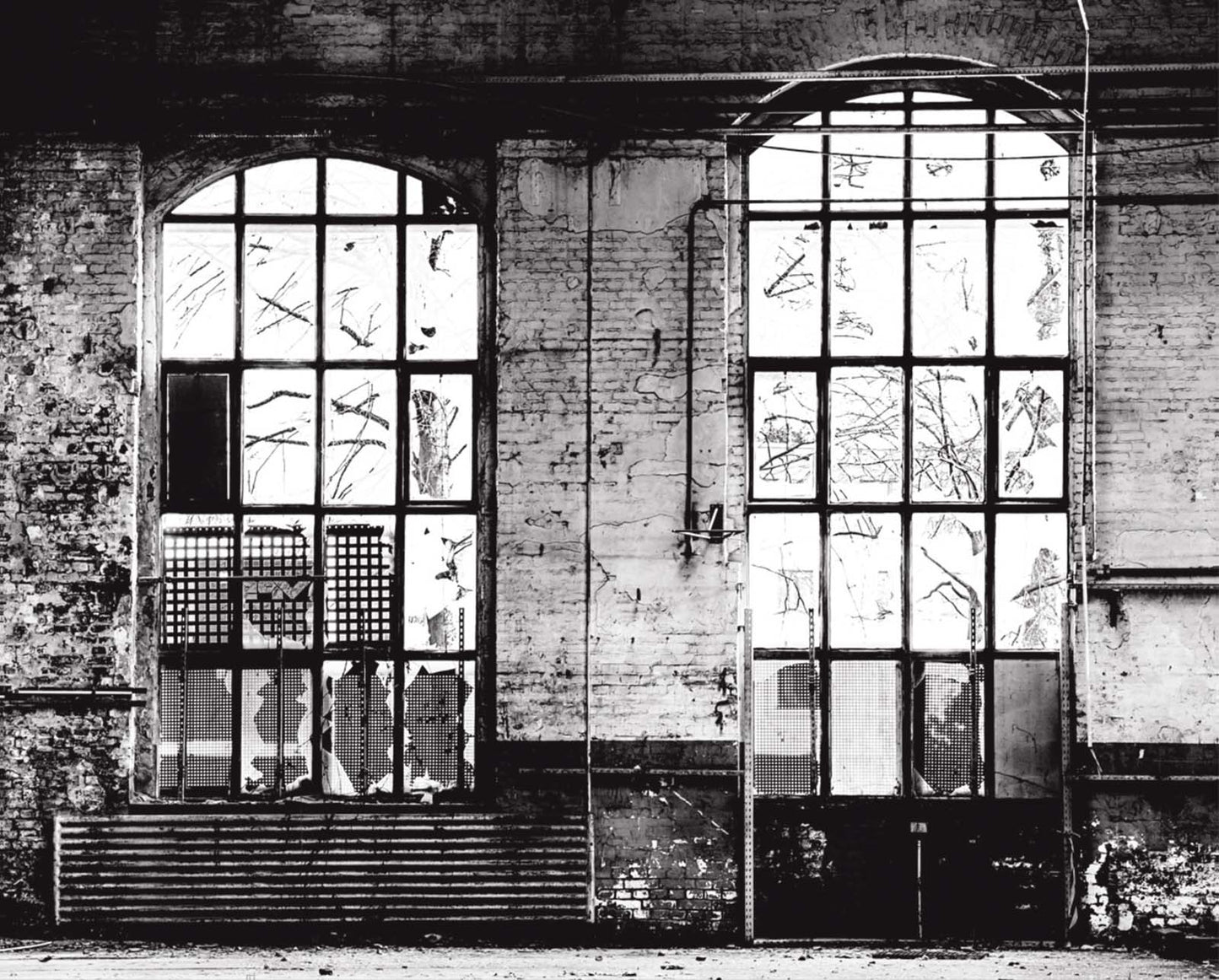  Rasch Fototapete Vlies 940930 Loft Fenster Schwarz Weiß