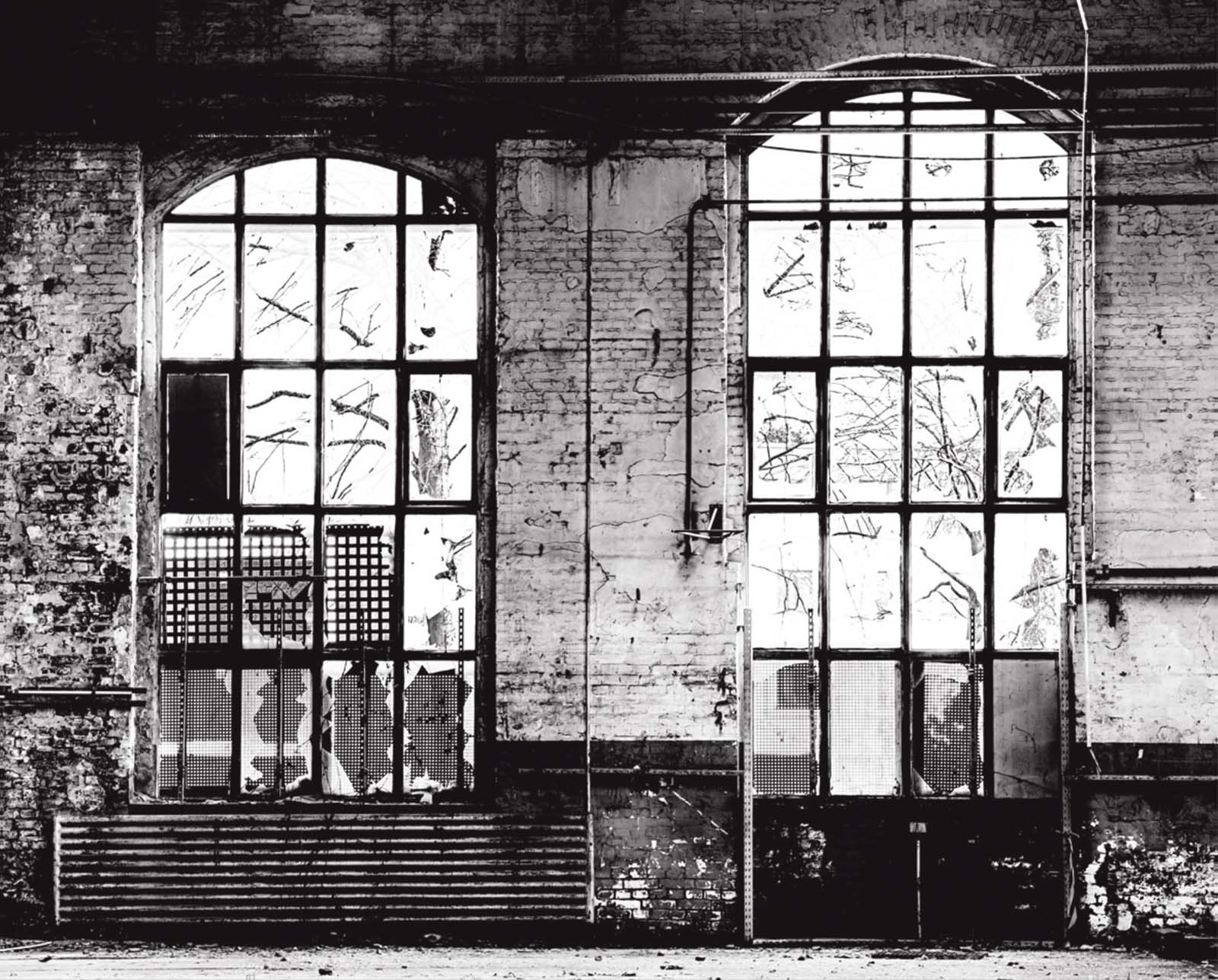  Rasch Fototapete Vlies 940930 Loft Fenster Schwarz Weiß
