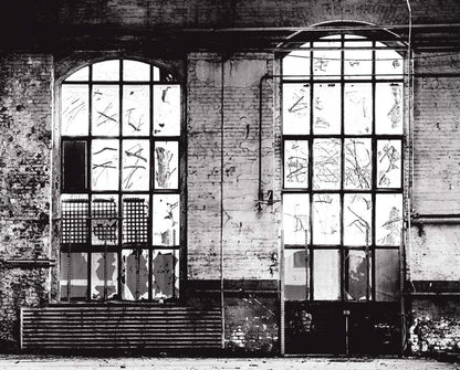  Rasch Fototapete Vlies 940930 Loft Fenster Schwarz Weiß