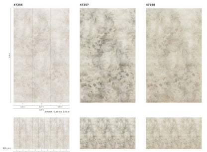  Fototapete Vlies Vintage Beton-Design Grau Beige 47257
