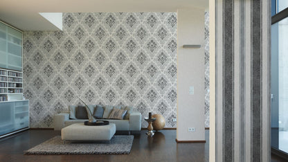  Jette Joop Tapete Vlies Struktur Weiß Metallic 33923-1
