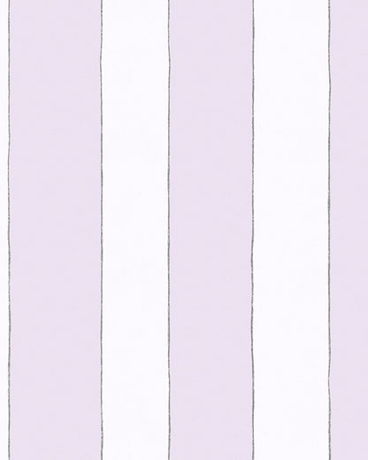  Kindertapete Breite Streifen Rosa Weiß Jonas Kötz 31103