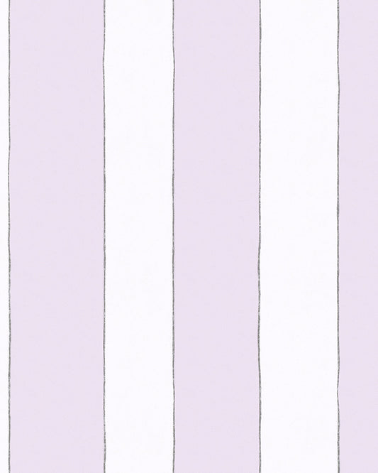  Kindertapete Breite Streifen Rosa Weiß Jonas Kötz 31103