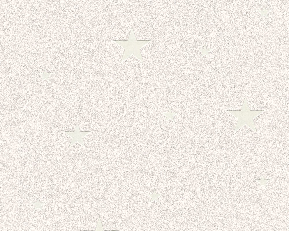 A.S. Creation Tapete Leuchtend Leuchttapete Sterne Beige 32440-4