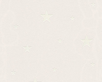 A.S. Creation Tapete Leuchtend Leuchttapete Sterne Beige 32440-4