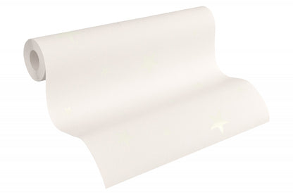 A.S. Creation Tapete Leuchtend Leuchttapete Sterne Beige 32440-4