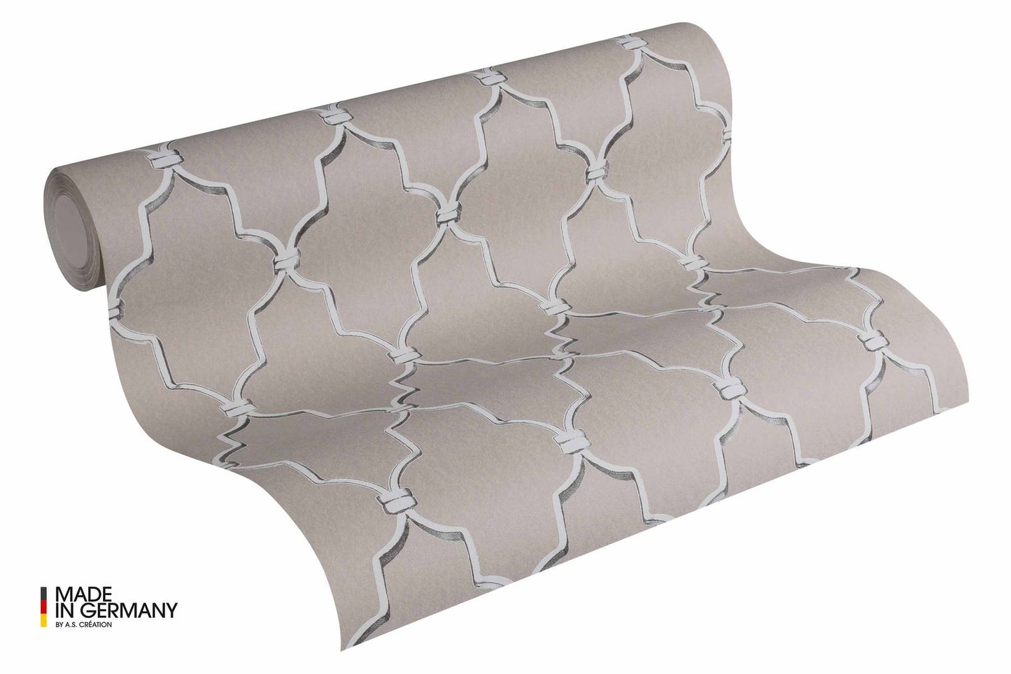 A.S. Creation Michalsky Tapete Vlies Grafisch Taupe Silber 36502-2