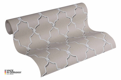 A.S. Creation Michalsky Tapete Vlies Grafisch Taupe Silber 36502-2