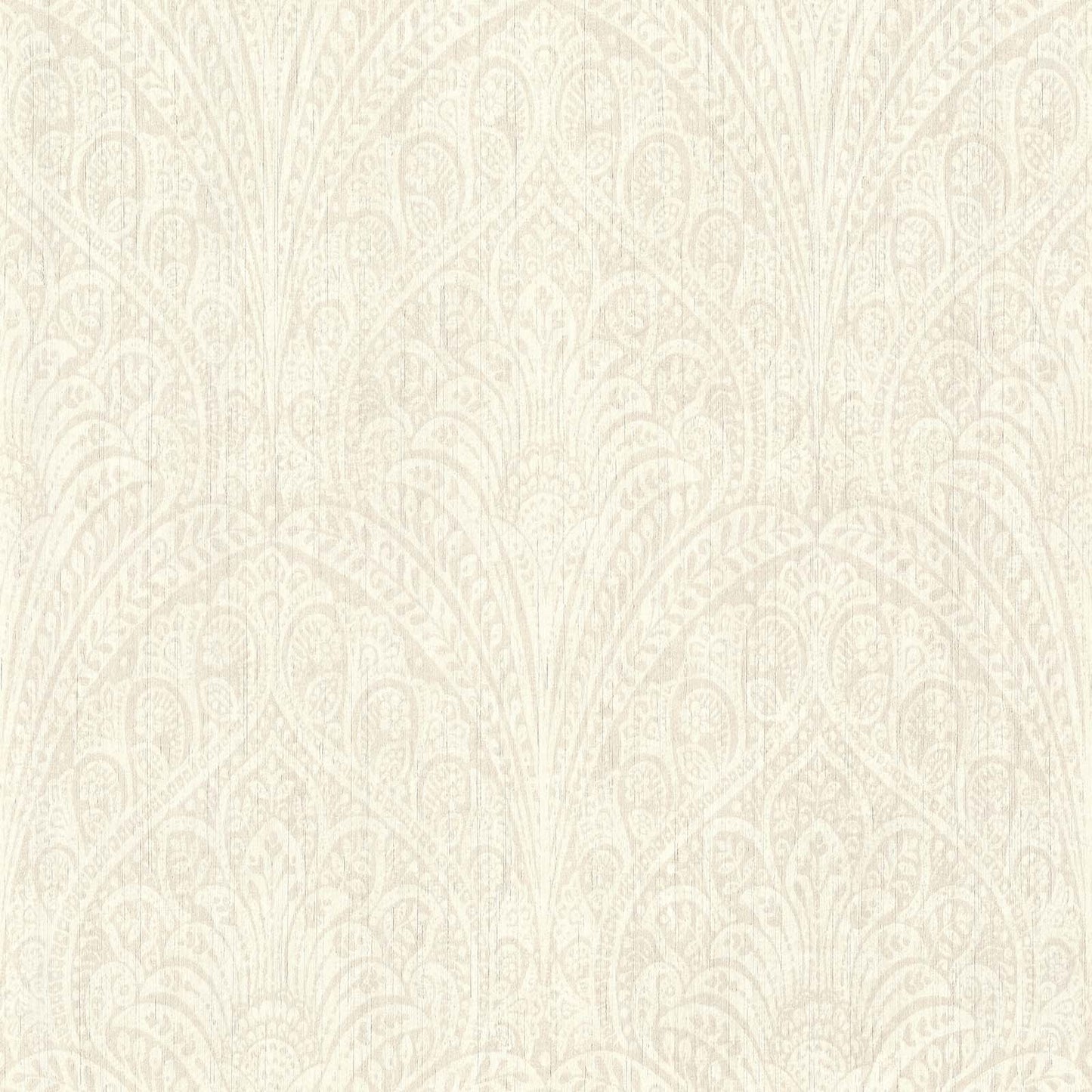  Vliestapete Rasch 746310 Floral Pasiley Weiß Silber Metallic