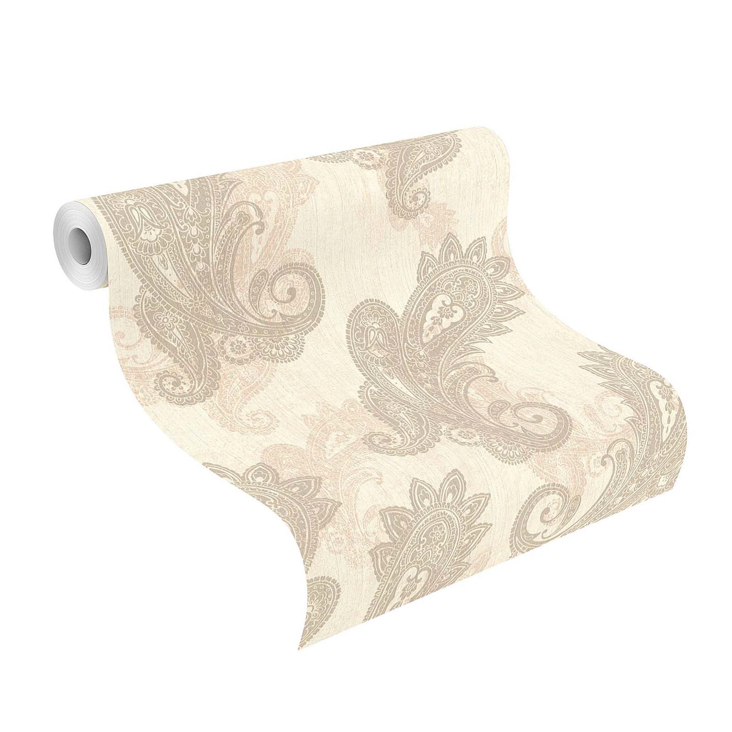  Vliestapete Rasch 746419 Ornamente Weiß Silber Metallic